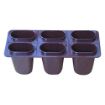 Picture of Plastic Ice Candy Kulfi Popsicle Maker Moulds Set with 6 Cups Candy Maker  Candy ice Stick Trays Plastic Frozen Ice Cream Mould Tray of 6
