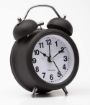 Picture of TWIN BELL ALARM CLOCK BLACK WHITE BLACK CLOCK WHITE CLOCK  Alarm Clock for Heavy Sleepers Twin Bell Vintage Alarm Clock with Backlight