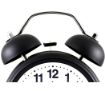 Picture of TWIN BELL ALARM CLOCK BLACK WHITE BLACK CLOCK WHITE CLOCK  Alarm Clock for Heavy Sleepers Twin Bell Vintage Alarm Clock with Backlight