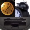 Picture of TWIN BELL ALARM CLOCK BLACK WHITE BLACK CLOCK WHITE CLOCK  Alarm Clock for Heavy Sleepers Twin Bell Vintage Alarm Clock with Backlight