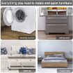 Picture of Anti Vibration Rubber Pad With Box Washing Machine and Dryer  Shock Absorber Noise Cancelling Washer  Anti Walk Heightening Pads  Suction Cup Feet  Moving Shaking Universal Size