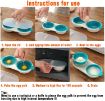 Picture of Microwave Egg Poacher Double Cup Dual Cave Egg Cooker Egg Poaching Cups Silicone Microwave Steamer Kitchen Gadget