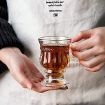 Picture of Glass Tea Cup Coffee Mugs with Handle Clear Tea Cup Set for Coffee
