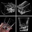 Picture of Elegant Whiskey Glass Whiskey Lovers Gifts Rocks Glasses Drinking Glasses Restaurant Tumbler Party Glass Clear Large Lead Free Drinking Glasses