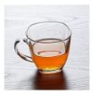 Picture of Squre Tea Cup 6 pis set 205 ml   Table Ware Series Tea Cup Round Handle and Square Base for Office cup Square Shape Glass Tea Cup Convenient Solid Handle Cups Coffee Cups