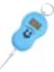 Picture of Smiley Scale Mini Digital Scale Kitchen Scale Hanging Luggage Weighing Scale Machine Portable Electronic