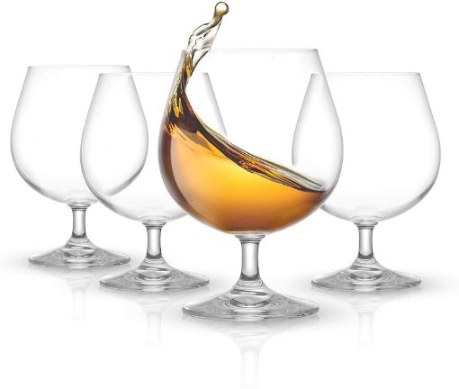 Picture of Brandy Glass 250 ml ( 6 pis set )  Whisky Glass Crystal Natalie Glass for Kitchen Party Glasses Dessert Pudding Decorative Glass Short Brandy Champagne Whiskey Glass