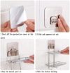 Picture of SS 2 Layer Bathroom Soap Holder  Wall Mounted Double Layer soap Dish Holder & Dispensers Stainless Steel Waterproof  Bathroom Double-Layer Soap Dish Holder