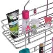 Picture of Stainless Steel Multipurpose Storage Rack 3 Tier Bathroom Shelf Hanging Shower Head Caddy Holder Organizer Wall Mounted Organizer Storage for Shampoo Conditioner Soap Bathroom Rack Stand Steel