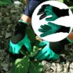 Picture of Garden Glover ardening Gloves Garden Gloves with Right Hand Fingertips ABS Claws for Pruning Digging & Planting One Pair