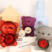 Picture of Bear Ring Box Rose Bear Gift box