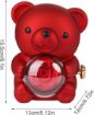 Picture of Bear Ring Box Rose Bear Gift box