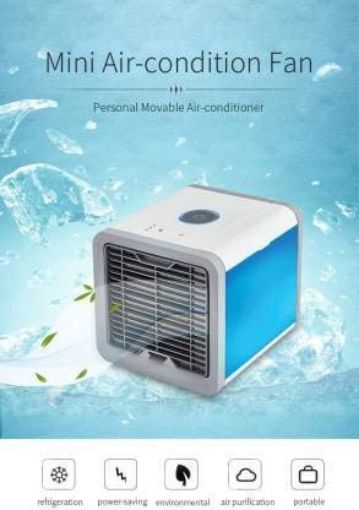 Picture of mini fan Arctic  Ac Cooler  Air Portable 3 in 1  3 in 1 Corifier Mini Cooler  Arctic Air Humidifier Purifnditioner Humidifier Puier Mini Cooler air Coolers for House