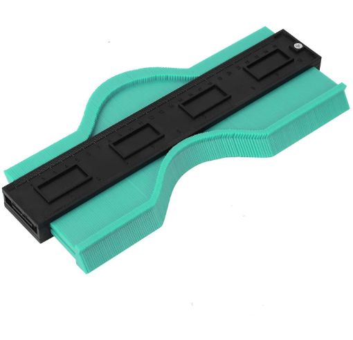 Picture of RULER SCALE 10 inch Plastic Contour Gauge Super Master Outline Measuring Plastic Ruler for Corners  MEASURING SCALE