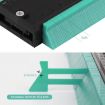 Picture of RULER SCALE 10 inch Plastic Contour Gauge Super Master Outline Measuring Plastic Ruler for Corners  MEASURING SCALE