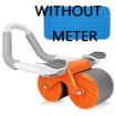 Picture of NEW AB ROLLER WITH MOBILE STAND WITHOUT METER Device Ab Roller Abs Workout Abdominal Exercise Rollers