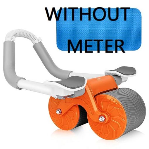 Picture of NEW AB ROLLER WITH MOBILE STAND WITHOUT METER Device Ab Roller Abs Workout Abdominal Exercise Rollers