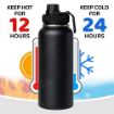 Picture of Thermos Bottle 1000 mL Double-Wall Thermos Flask Vacuum Insulated Stainless Steel DOUBLE WALL  VACUUM BOTTLE
