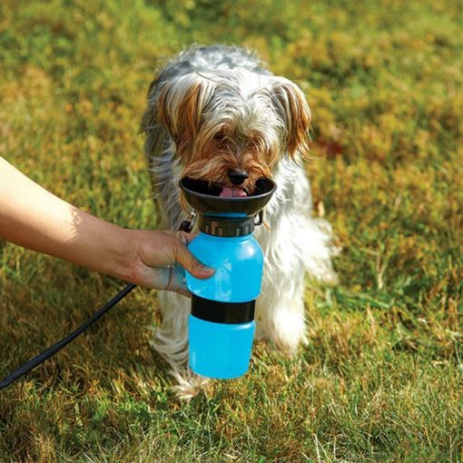 Picture of Water Bowl Bottle Sipper Portable Aqua Dog Travel Water Bottle  18-oz Dog Bottle Auto Dog Mug for Pets