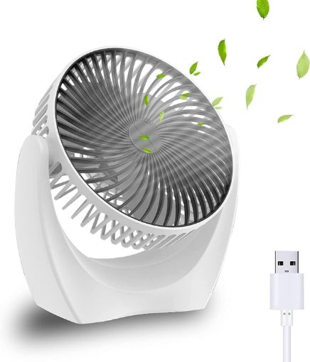 Picture of Handheld Fan USB Rechargeable Desktop Fan Mini Personal Fan NEW DESK FAN