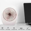 Picture of Handheld Fan USB Rechargeable Desktop Fan Mini Personal Fan NEW DESK FAN