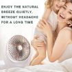 Picture of Handheld Fan USB Rechargeable Desktop Fan Mini Personal Fan NEW DESK FAN