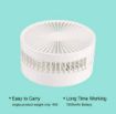 Picture of Rechargeable Telescopic Portable Folding High Quality  3 Speed Table Fan with LED Light for Home, Office Desk, Kitchen