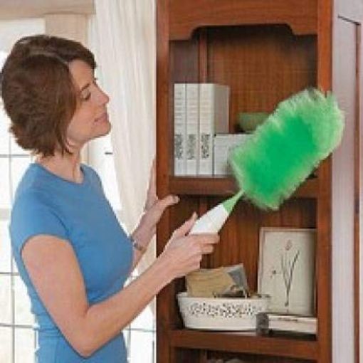 Picture of Sward Go Dust Electric Feather Spin Motorised Cleaning Brush Set Home Duster