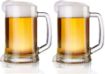 Picture of Solid Glass Beer Mugs Glass Large Beer Mug with Handle  Glass Crystal Beer Mug