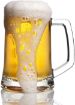 Picture of Solid Glass Beer Mugs Glass Large Beer Mug with Handle  Glass Crystal Beer Mug