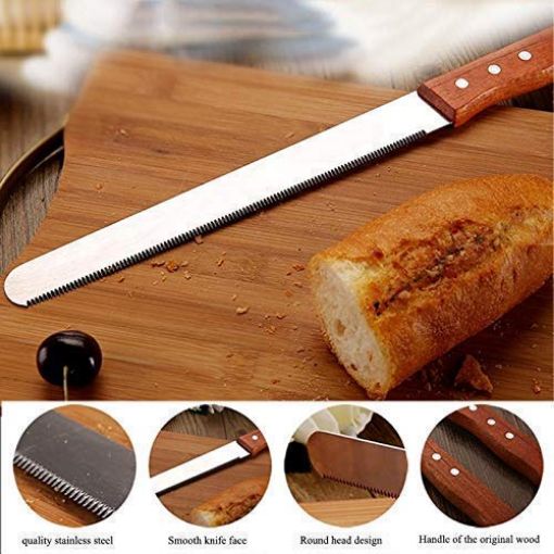 Picture of Bread Slicer Cutter Bread Cutter Bagel Slicer Cutter 4 Slice Thicknesses Loaf Slicer Sandwich Maker Toast Slicing Machine Bread Slicer Fordable Bagel Slicer Cutter