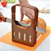 Picture of Bread Slicer Cutter Bread Cutter Bagel Slicer Cutter 4 Slice Thicknesses Loaf Slicer Sandwich Maker Toast Slicing Machine Bread Slicer Fordable Bagel Slicer Cutter