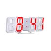 Picture of 3D LED Clock (Red) Digital 3D LED Wall Clock Alarm Clock Modern Digital 3D LED Wall Clock