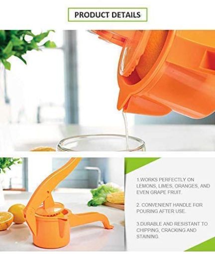 Picture of hand juicer mixer 2 in 1 Hand Press Manual Juicer  Fruits Juicer  Fruit Juicer for Orange  Manual Juicer for Fruits  Hand Juicer  Fruit juicer Special for Orange  Lemon
