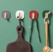 Picture of 4Pcs Wall Strong Hook HOOK HANGING HOOK Self-Adhesive Wall Hanging Punch-Free Seamless Sticky Hooks Coat Key Rack Kitchen Bathroom Items Storage