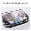 Picture of Wash bag Transparent 3 pcs Wash Bag Travel Toiletry BagMakeup Pouch Bag Travel Transparent Toiletry Waterproof Zipper Wash Bag Household Grooming Kit Portable Organizer Case Carry Pouch