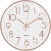 Picture of Silent Quartz Decorative Latest Wall Clock Non-Ticking Classic Clock Battery Operated Round Easy to Read