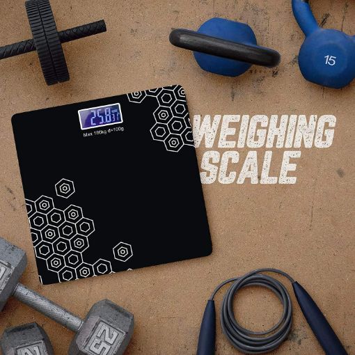 Picture of LCD Display Bathroom Health Weighing Scales  weight machine for human body