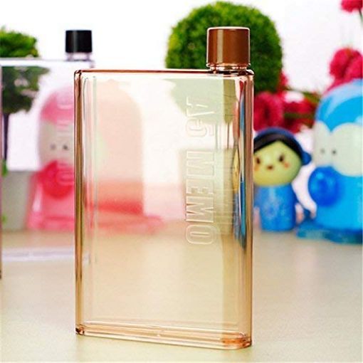 Picture of A5 Notebook Plastic Bottle Transparent Notebook Shape Plastic Water Bottle Notebook
