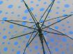 Picture of BLUE DOT UMBRELLA TRANSPARENT UMBRELLA New Polka Dot Pattern Folding Umbrella for Kids and Adults for School College and Office