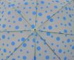 Picture of BLUE DOT UMBRELLA TRANSPARENT UMBRELLA New Polka Dot Pattern Folding Umbrella for Kids and Adults for School College and Office