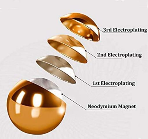 Picture of Magnetic Multi Colored Balls  balls Balls for Kids Relief Magnetic Board Toy Kids Solid Balls Stress Relief Stainless Steel Solid Mini Ball Decoration Supplies magic balls magic game