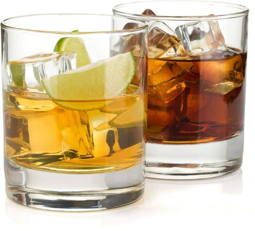 Picture of Round Whisky Glass  280ML (6 Pis Set) whisky glass wine glass scotch glass water glass brandy glass