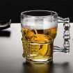 Picture of Khopdi Skull Beer Glass 540 ml ( 6 pis set )  mug glass set latest mug design drink glass gifted items best mugs beer glass classic mug skull glass whiskey glasses drink glass stylish beverages glass beverages mug unique gifts best products
