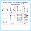 Picture of 3 Stage Cloth Drying Stand TOWEL RACK
