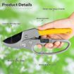 Picture of Gardening Scissor Stainless Steel Garden Snip  Cutting Scissors