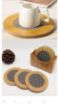 Picture of 6 PCS BAMBOO COASTER Wooden Coasters with Proper Coaster