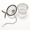 Picture of Stainless Steel Small Net Mesh Style Easy Loose Leaves Green Tea Filter Pot Infuser Strainer