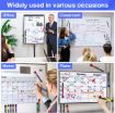Picture of 12 PCS MARKER PEN Magnetic Dry Erase Marker Pen White Board Marker with Eraser Cap 12 Colors Erasable Whiteboard Marker