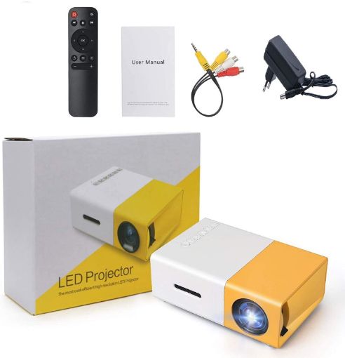 Picture of Mini Projector LED micro projector home party meeting theater projector